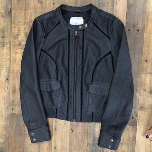 Anthropologie Hei Hei Faux Leather Jacket